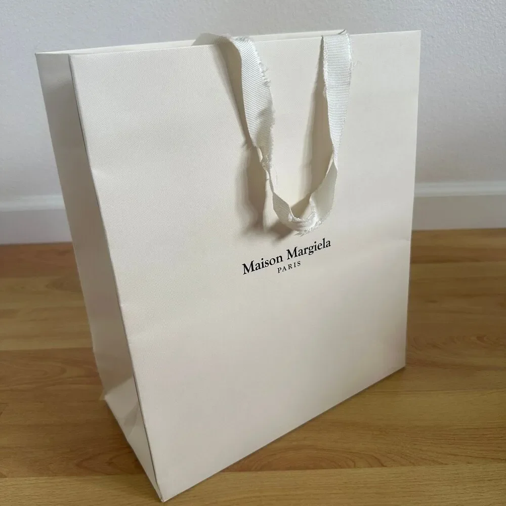 Maison Margiela Paper Shopping Bags Bundle x3 - 1 white medium & 2 white large